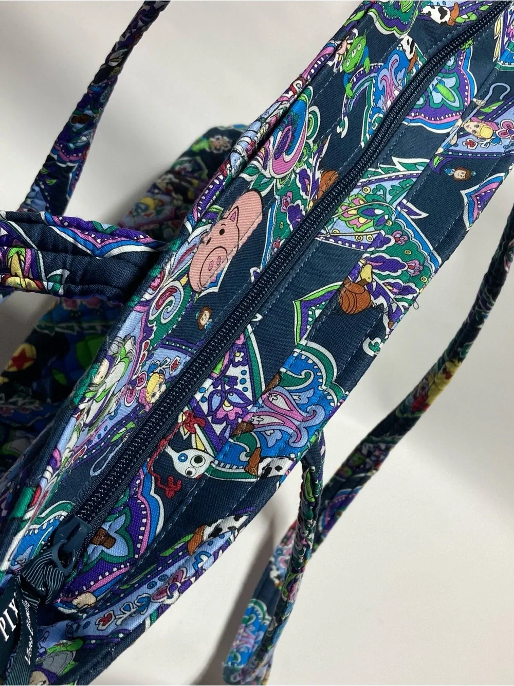 Vera Bradley Limited Edition Disney Pixar Toy Story Quilted Tote Bag Andy's Room